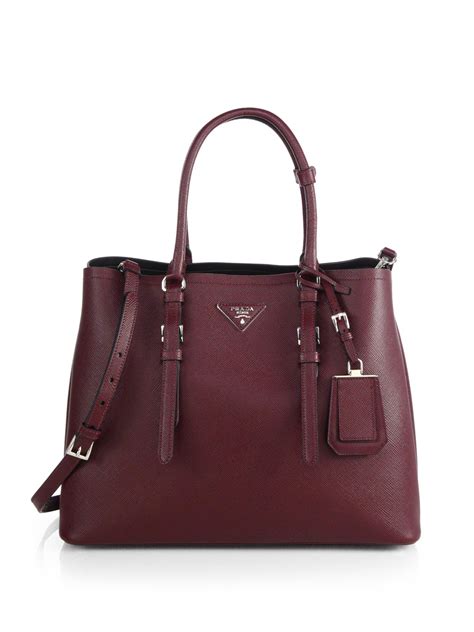 prada saffiano double borsellin|prada saffiano cuir bag.